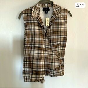 NWT Ann Taylor Silk Vest/Blouse